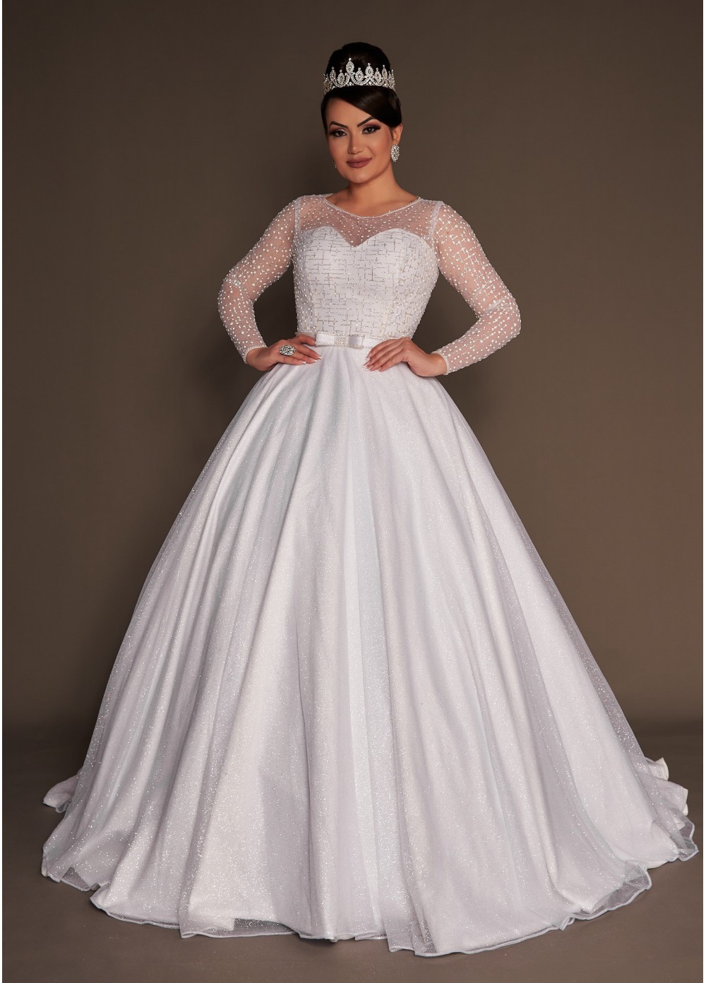 Vestido de Noiva Longo Casamento - Bello Vestido - Vestidos Casamento Civil  Princesa